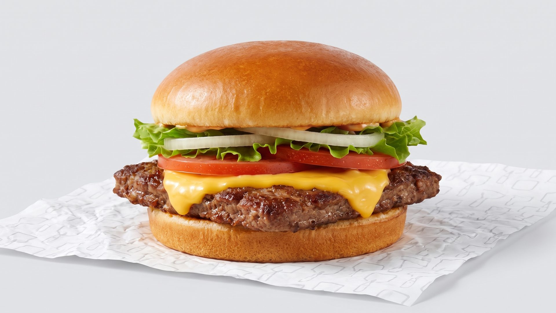 The square patty isn't an accident